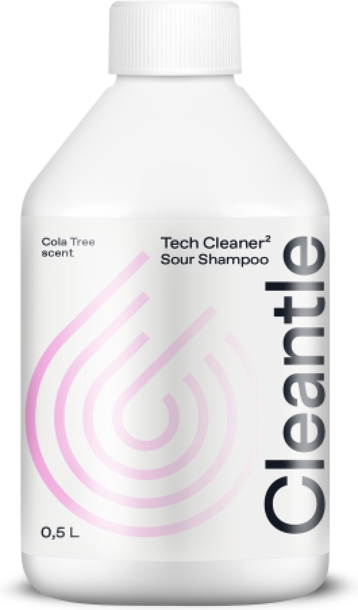 Cleantle Tech Cleaner 500 ml - Zure Autoshampoo - Auto Wassen - Auto Poets Pakket - Allesreiniger - Speciaal Voor Coatings