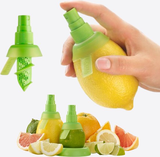 Metaltex Citruspers / Citrusspray met citroenhouder - Groen van Tomado - Metaltex — afbeelding 4