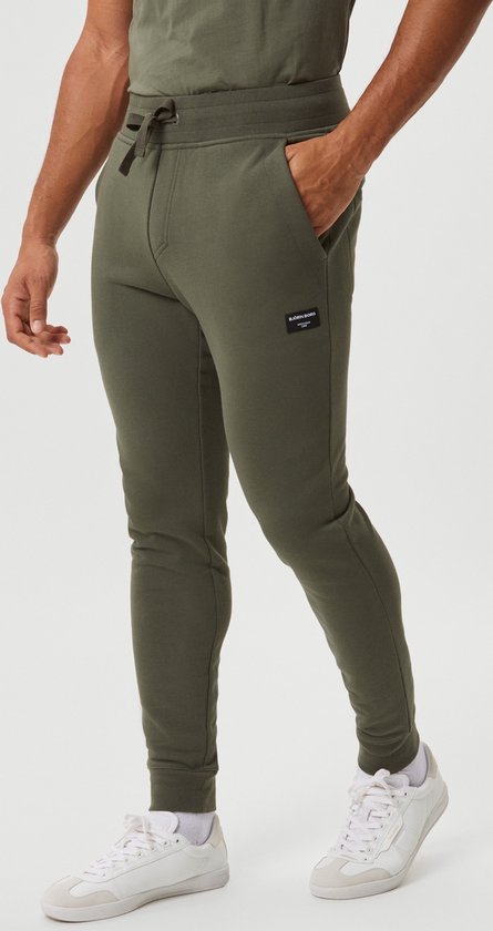 Björn Borg Centre Tapered Pants - heren joggingbroek - groen - Maat: M