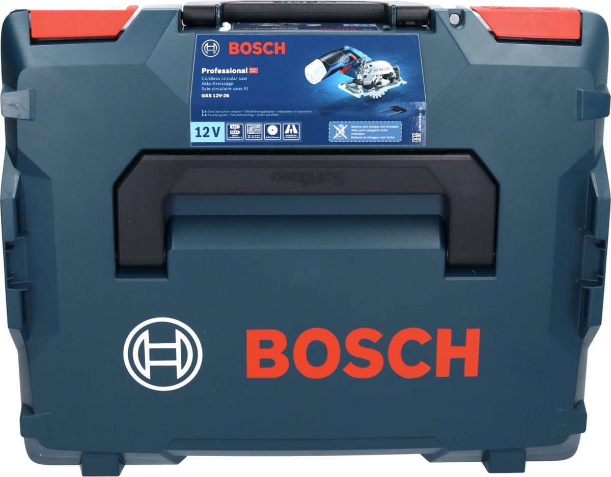 Bosch Professional GKS 12V-26 Scie circulaire portative sans fil Profondeur  de coupe max. (90°) 26.5 mm sans batterie