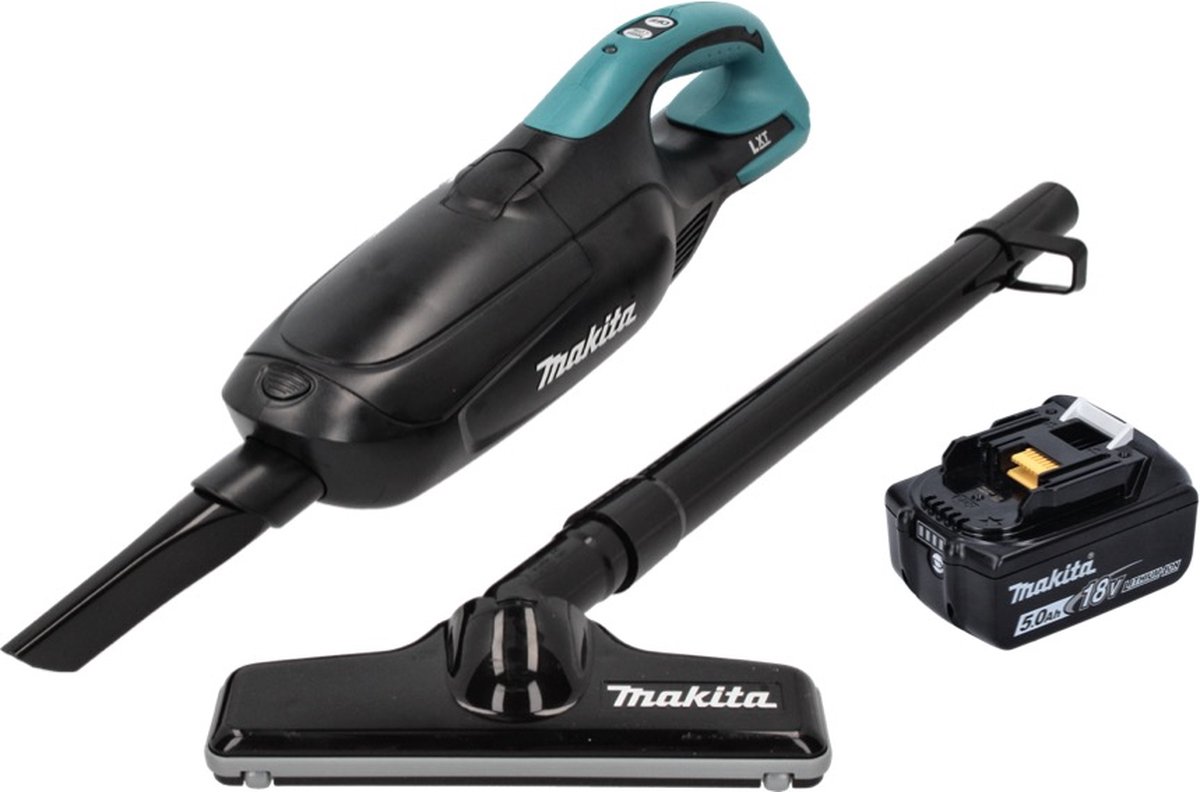 Makita DCL 182 T1 Accustofzuiger 18V met 1x Accu 5,0 Ah - afbeelding 2