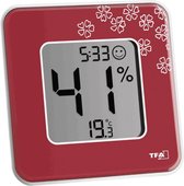 TFA Dostmann Style Thermo- en hygrometer Rood