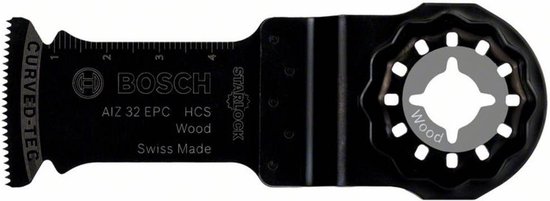 Foto: Bosch 2608664472 aiz 32 epc hcs precision invalzaagblad voor hout 10st 