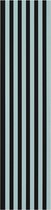 Houten wandpanelen - AcousticWoodline® Vilt-Houten akoestisch aku wandpaneel - 30x30CM - Parel zwart - Turquoise mat - Wanddecoratie - Geluidsdemper - muurdecoratie - Wanddecoratie