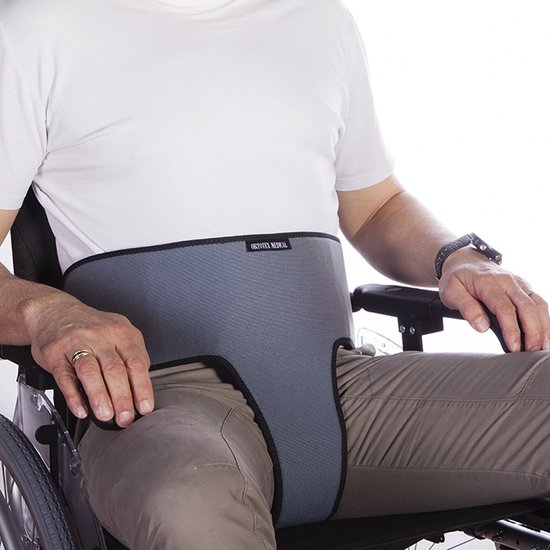 Mobiclinic Perineal Abdominal Belt, For Wheelchairs, Chairs or Armchairs, For People with a Tendency to Slip from the Seat, Size 1 (94 – 182 cm)