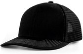 Casquette homme | coton | casquette de camionneur | 56-60cm | noir uni