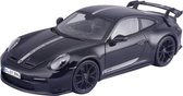 Maisto Porsche 911 GT3 2023, noir 1:18 Voiture