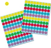 Stickervellen Smileys - Smiley Stickers - Smiley Stickervellen - 5 kleuren Smiley Stickers - Beloningsstickers - Beloningsstickers Jongens - Beloningsstickers Kind - Knutselen Kind