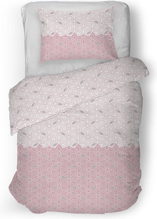 Snoozing Florence Dekbedovertrek - Eenpersoons - 140x200/220 cm - Roze