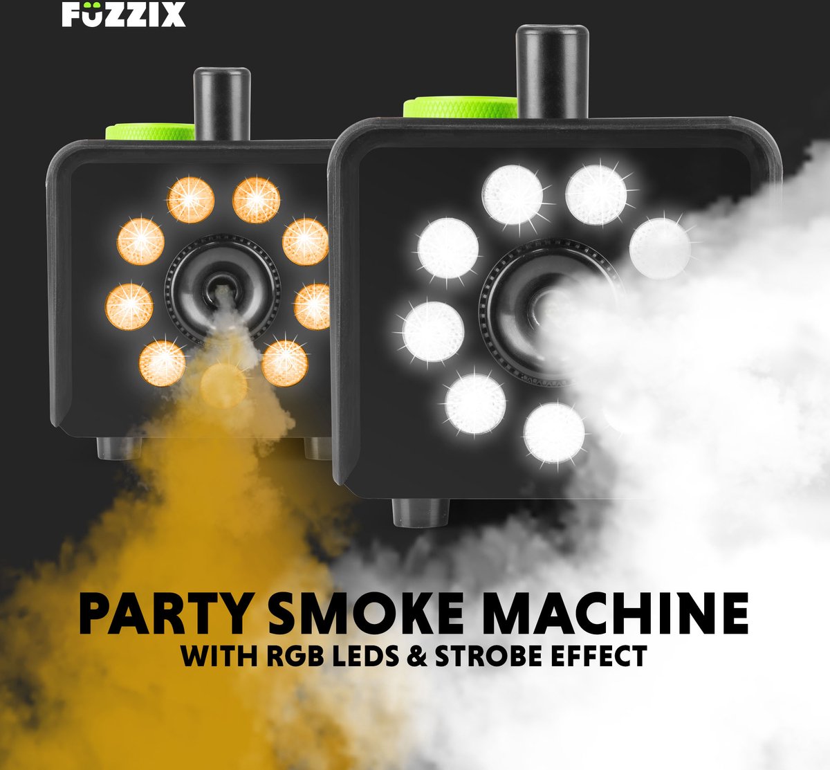 Fuzzix F500S Machine à Fumée 500 Watts avec Liquide