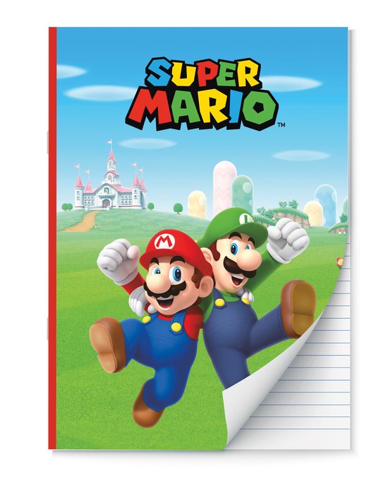Super Mario A4 lijn schrift - 2024-2025