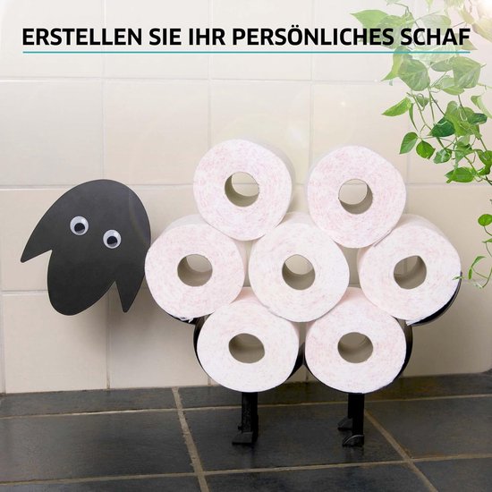 Porte-papier toilette au design mouton mignon – Grande capacité pour 7  rouleaux –... | bol