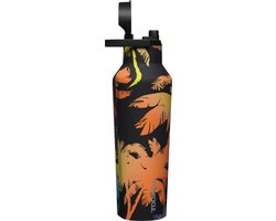 Corkcicle Sport Canteen 600ml- Havana Night-Sportfles- Thermosfles- RVS- 3 wandig geïsoleerd-anti slip