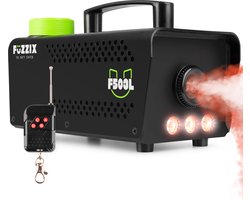 Rookmachine met LED Lichteffect - Fuzzix F503 - 3x RGB LEDS - Rookmachine met draadloze afstandsbediening