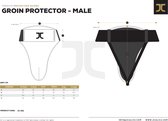 Taekwondo-kruisbeschermer voor mannen JCalicu | WT | wit (Maat: M)