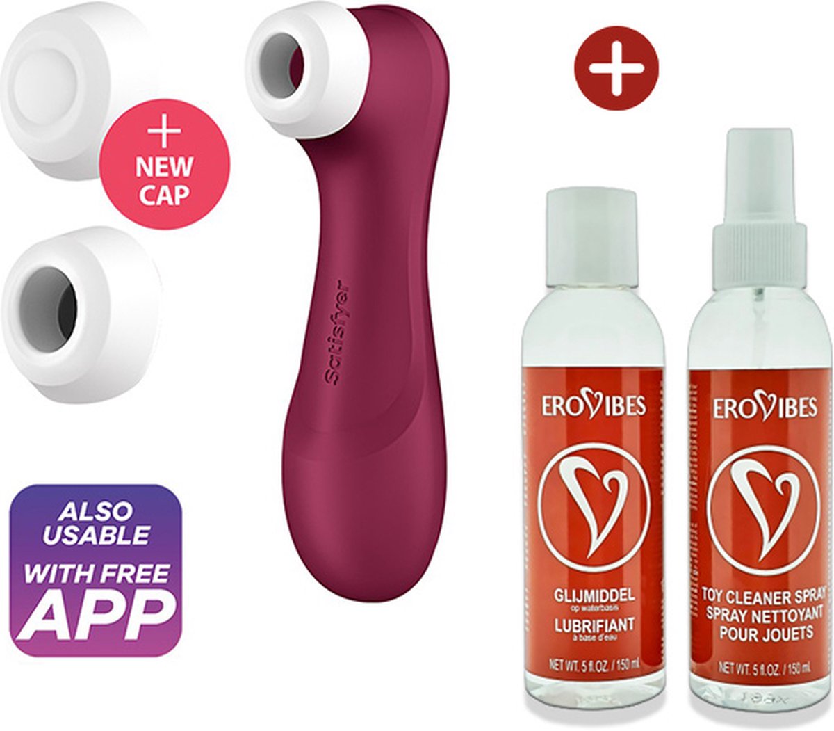 Satisfyer Pro 2 Generation 3 Luchtdruk Vibrator Liquid Air Met App Voordeelpakket