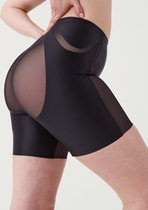 Spanx Shaping Satin - Booty-Lifting Mid-Thigh Short - Maat L - Kleur Very Black