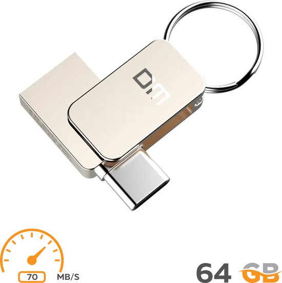 clé USB 64 go (mini) - Clé USB - USB C / USB 3.0 - Flash Drive -  Windows/Android/Mac 