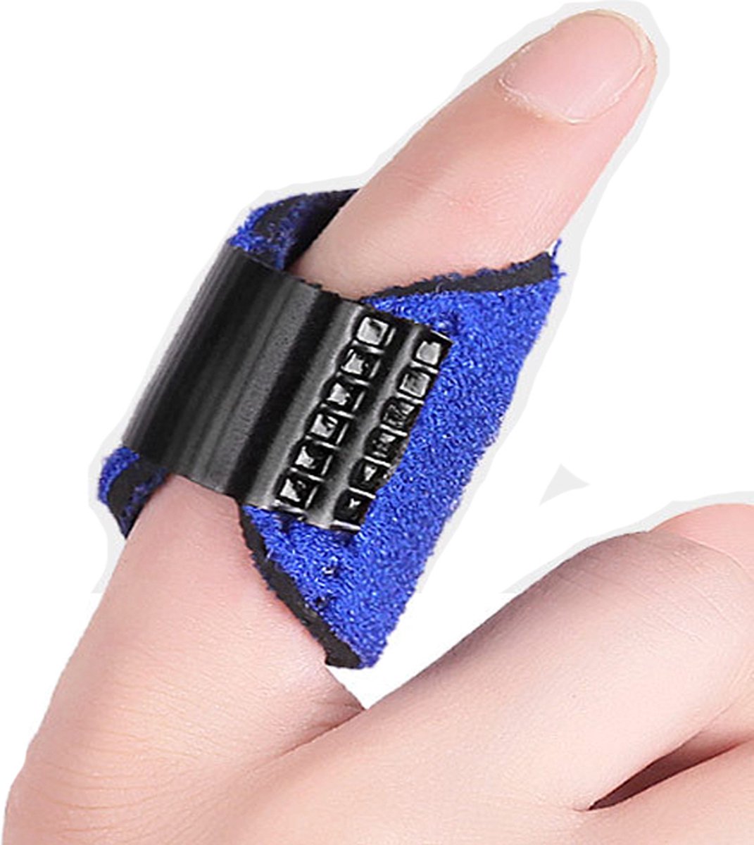 Goedkoopste Vingerspalk I Vingerbrace I Vingerfixatieriem I Revalidatiespalk I Vinger Splint I Rechttrekken Vinger I Blauw