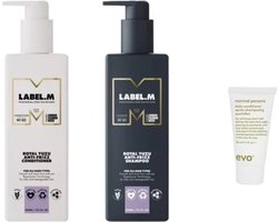 Label.M Label M Duo Set - Royal Yuzu Anti-Frizz Conditioner + Shampoo + WILLEKEURIG Travel Size - 300ML + 300ML