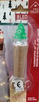 Flessenstopper met licht kerstboom - 8 led lampjes warm wit - kerstversiering - ledverlichting voor wijnfles fles bottlelight