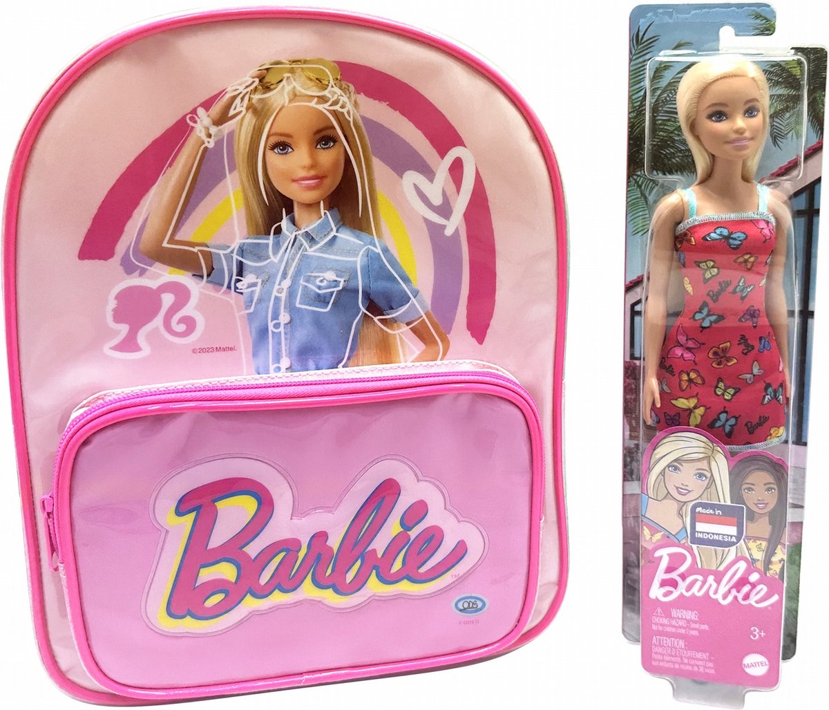 Barbie, Fille - Sac à dos - 34 x 28 x 10 cm - Polyester