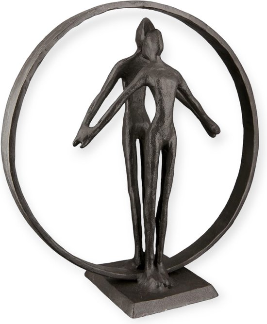 Gilde handwerk - Sculptuur - Beeld - Vertrouwen - Metaal - Zwart