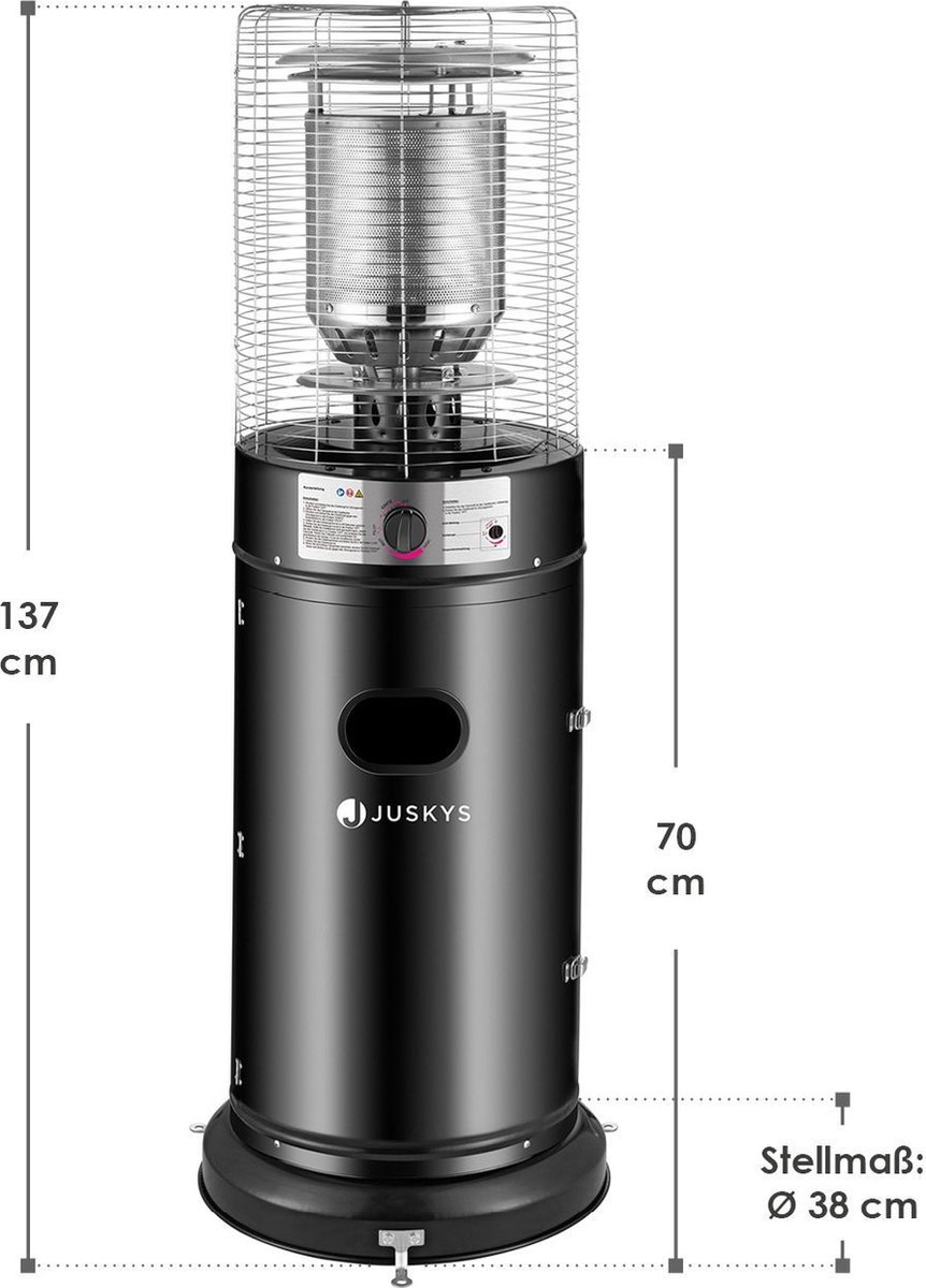 Gaskachel / Terrasverwarmer / Loungeheater Cuna - Verstelbaar - 11 kW - incl. Afdekhoes Terrasverwarmer- terrasheater – foto 6