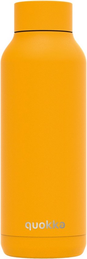 Quokka drinkfles RVS Solid Amber Yellow 510 ml