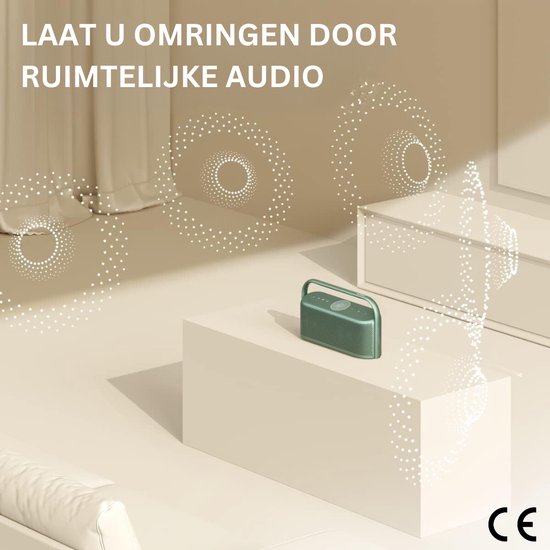 Bluetooth speaker - waterdicht - 12 luisterplezier - 50W ruimtelijk geluid - draadloos — afbeelding 5