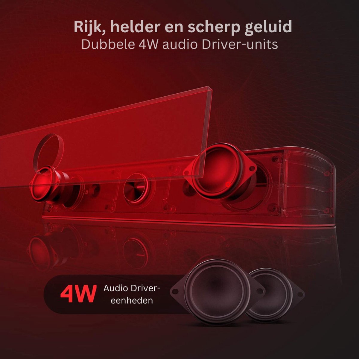 Soundbar Dynamische Lichtbalk met Volumeregeling - afbeelding 2