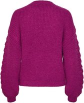 Pieces Scarlett Ls O -Neck Knit Clover PAARS M