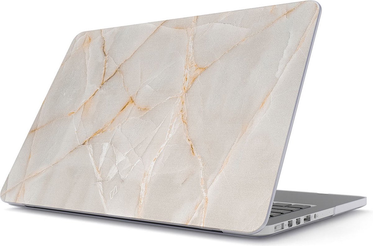 Burga Hardshell Cover Geschikt voor de MacBook Air 13 inch (2018-2020) - A1932 / A2179 / A2337 - Vanilla Sand