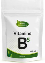 Vitamine B5 500 mg | 60 capsules | Vitaminesperpost.nl