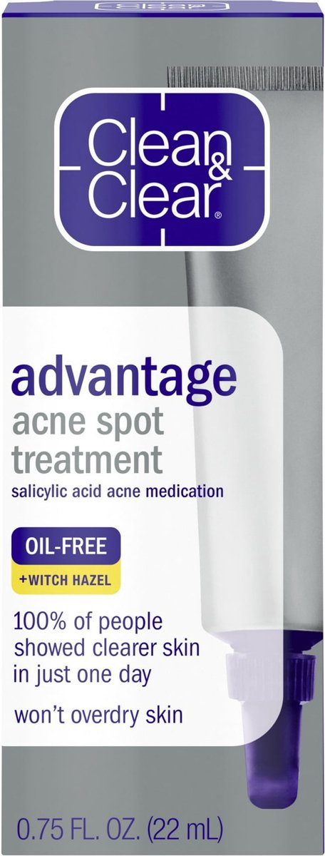 Clean & Clear - Advantage Acne Spot Treatment with 2% Salicylic Acid - 22ml
