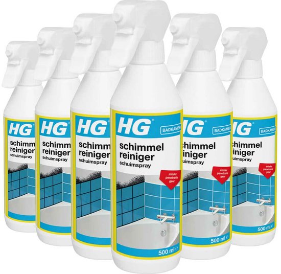 HG Schimmel & Aanslagreiniger Schuimspray - 6 x 500 ml - Voordeelverpakking van HG — afbeelding 4