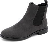 Jana Dames Chelseaboot 25369-207 Donkergrijs - Wijdte H - Maat 40