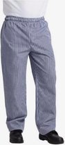pantalon de chef à carreaux - bleu/blanc - vitello - XS