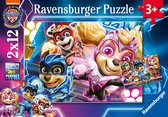Ravensburger puzzel Paw Patrol: The Mighty Movie - Legpuzzel - 2x12 stukjes