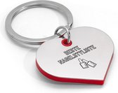 Akyol - beste nagelstyliste sleutelhanger hartvorm - Nagelstyliste - familie vrienden - cadeau