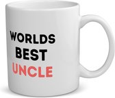 Akyol - worlds best uncle koffiemok - theemok - Oom - de beste oom - verjaardagscadeau - verjaardag - cadeau - cadeautje voor oom - oom artikelen - kado - geschenk - gift - 350 ML inhoud