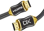 Câble Douxe HDMI 2.1 - 4K Ultra Haut Débit (120hz) - HDMI 8K (60hz) - Ethernet - HDMI vers HDMI - 1.5 Mètre - Zwart