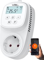 Vultec Plug-in Thermostaat - Smart Wifi thermostaat - programmeerbaar - Stekker
