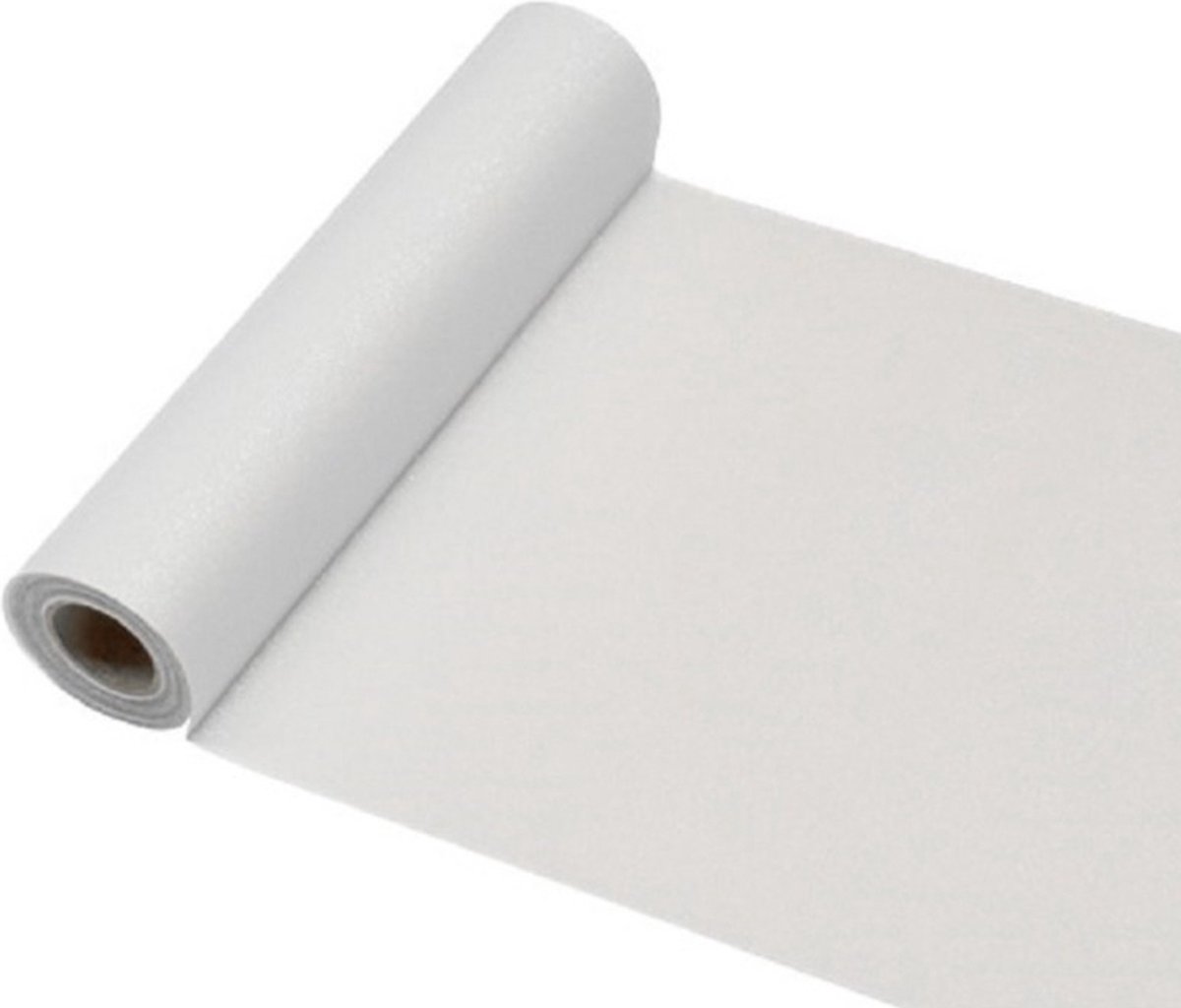 Chaks Tafelloper op rol - witte glitter - 30 x 500 cm - polyester