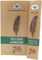 Native Soul - Palo Santo Sacred Herbs - Smudge - Wierook - Green Tree - Doos 12 stuks