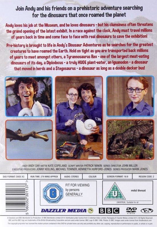 Andy's Dinosaur Adventures [DVD] (Dvd), Andy Day | Dvd's | bol