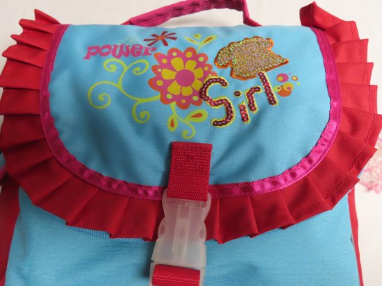 Cordo - Stuurtasje - Kinderen - Fietstas - Power Girl - Blauw / rood van Cordo — afbeelding 4