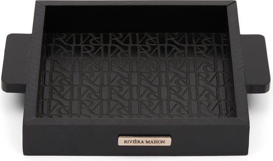 Riviera Maison Dienblad Klein - RM Identity Mini Serving Tray - Zwart | bol
