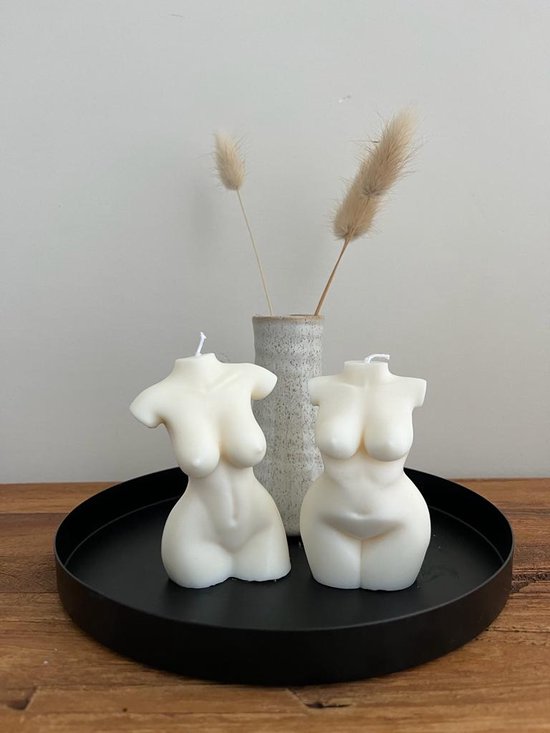 Yes We Candle - Bougies figurines - Ensemble de Bougies - 2 bougies - Torse - Torse de femme - Curvy - Bougie - Bougies - Décoration- Ambiance - Chaleur - Cire de soja