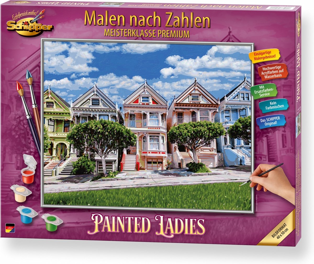 Painted Ladies - Schipper 40 x 50 cm